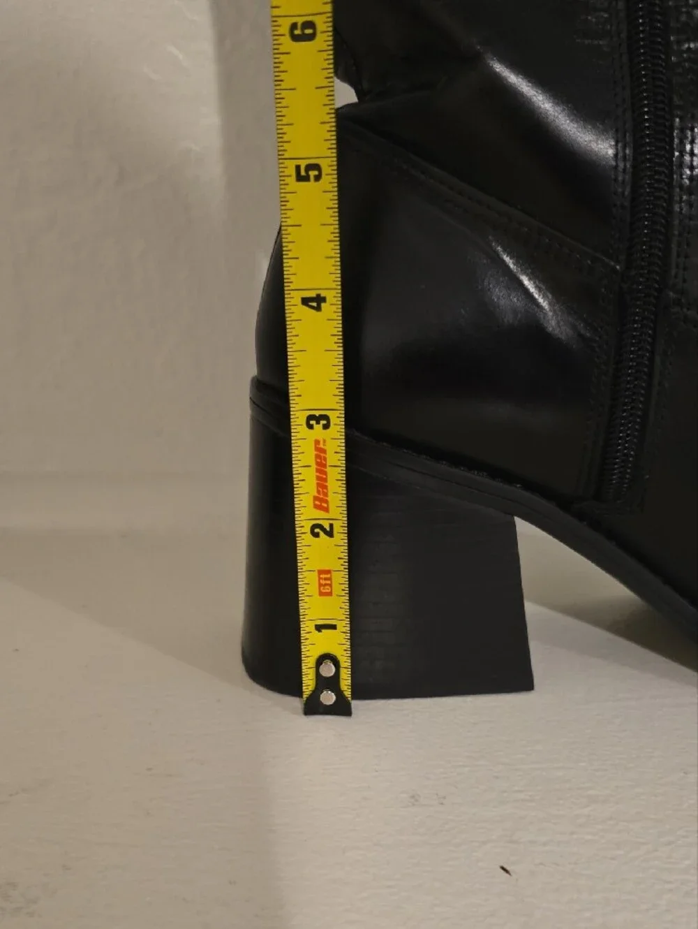 Vince Camuto Black Knee Leather Boots